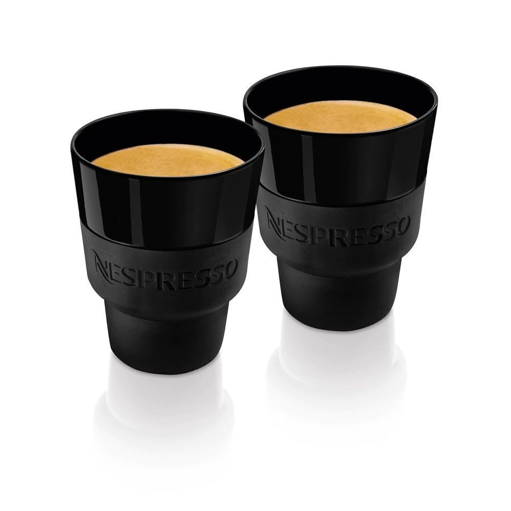 Nespresso 2 Touch Mugs Pre Owned With Box Good Condition Porcelain and Silicone